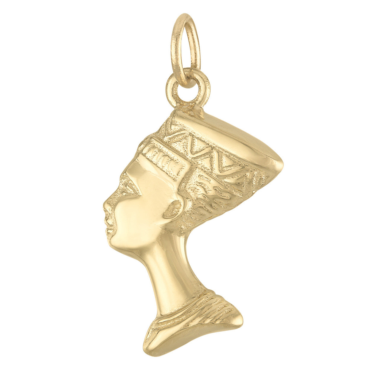 Queen Nefertiti 14k Gold Charm
